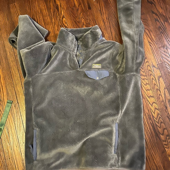 LL bean fleece hi-pile fleece - Picture 4 of 9